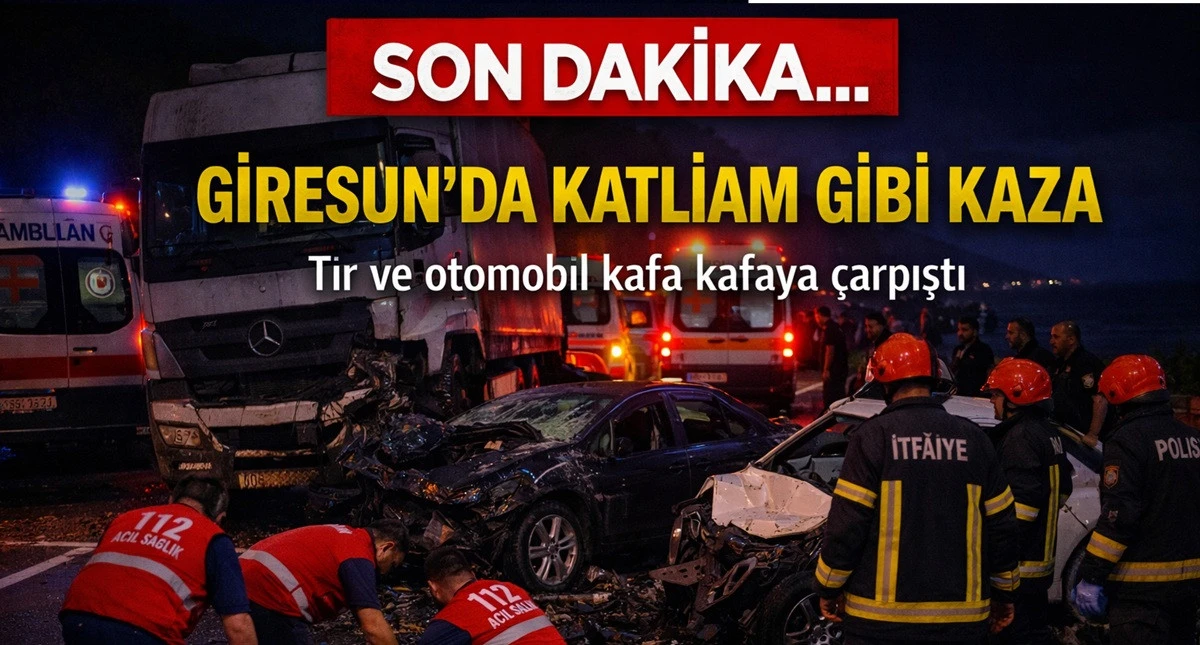 Giresun&rsquo;da Feci Kaza: 5 Can Kaybı, 6 Yaralı Var