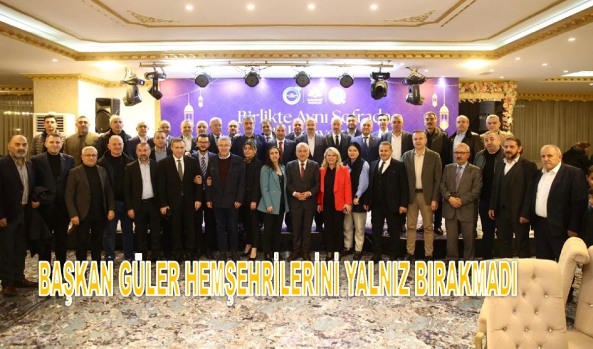 Gurbette Yaşayan Ordulular Aynı Sofrada Buluştu