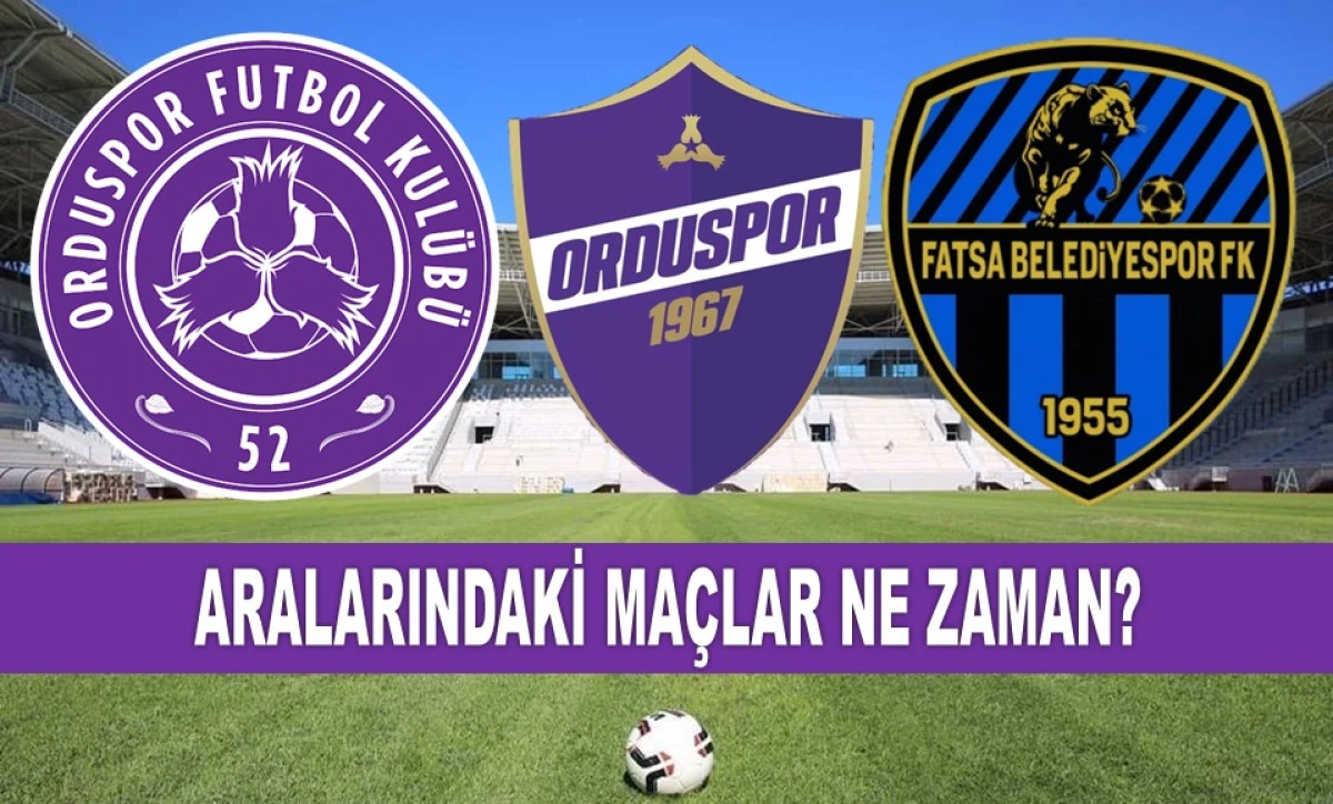 İŞTE ORDU TAKIMLARININ İLK HAFTADAKİ RAKİPLERİ