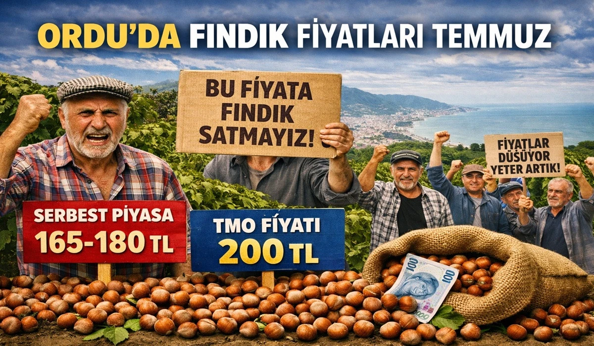 İşte Ordu'da 1 Temmuz &Ccedil;arşamba Fındık Fiyatı!