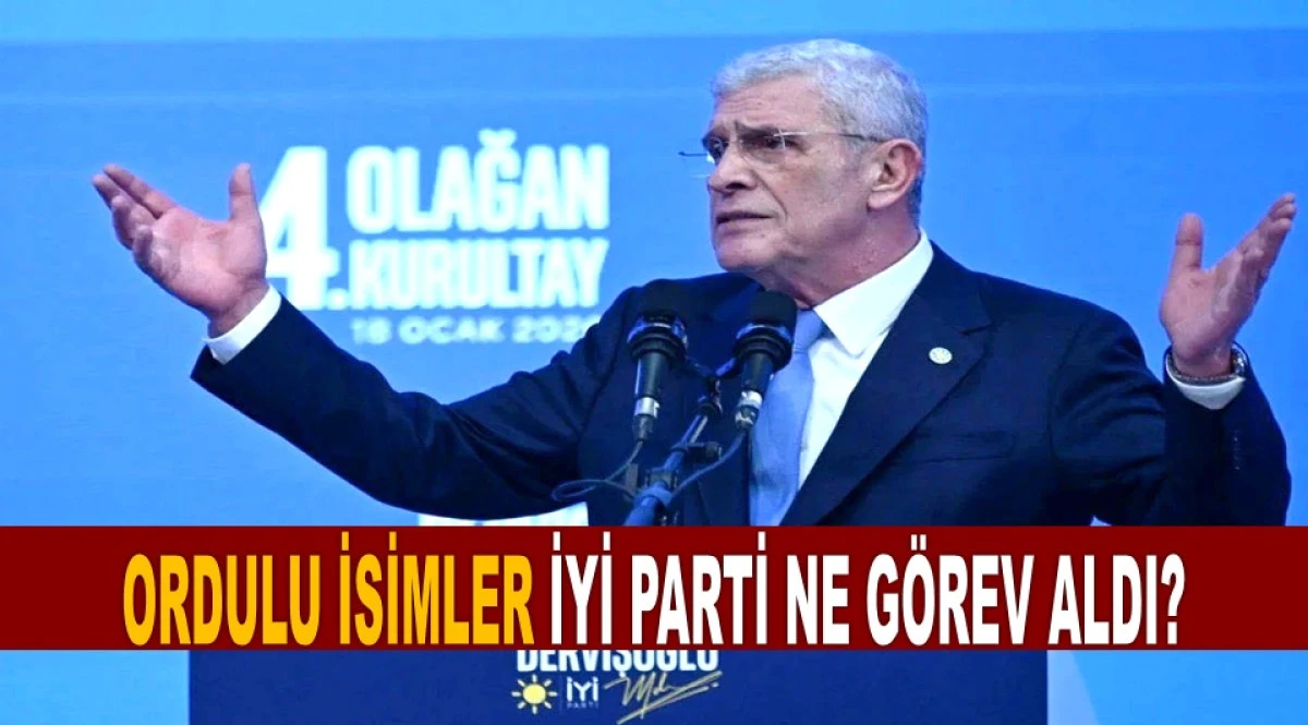 İYİ Parti'de Ordulu Dervişoğlu G&uuml;ven Tazeledi