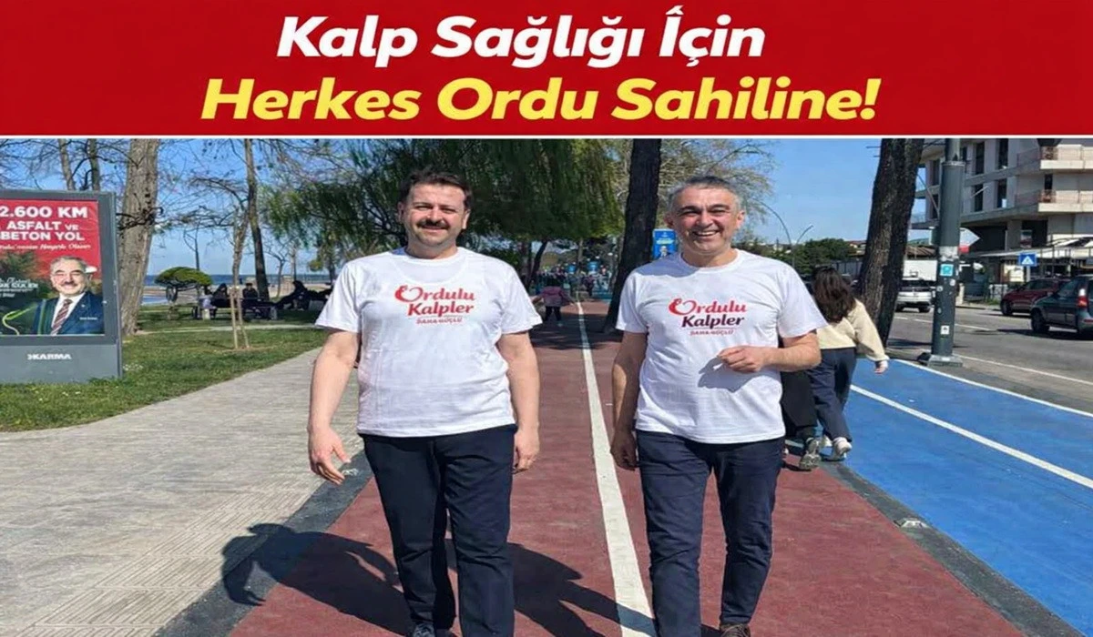 'Kalp Sağlığı İ&ccedil;in Ordu Sahilinde Buluşalım'