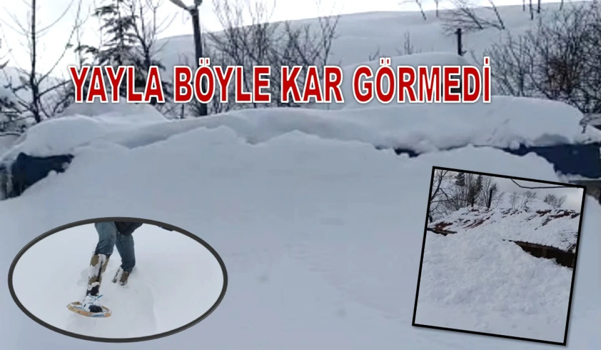 Kar 3 Metreyi Buldu, Evler Kar Altında Kaldı