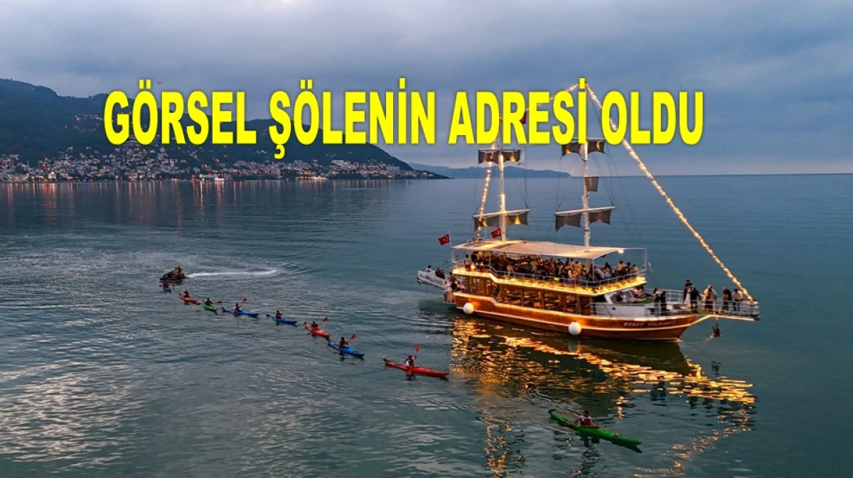 KARADENİZ KANOLARLA RENKLENDİ