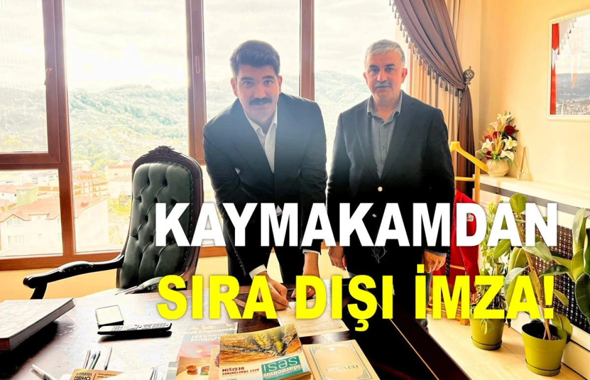 KAYMAKAM İLÇENİN FUTBOL TAKIMINA TRANSFER OLDU