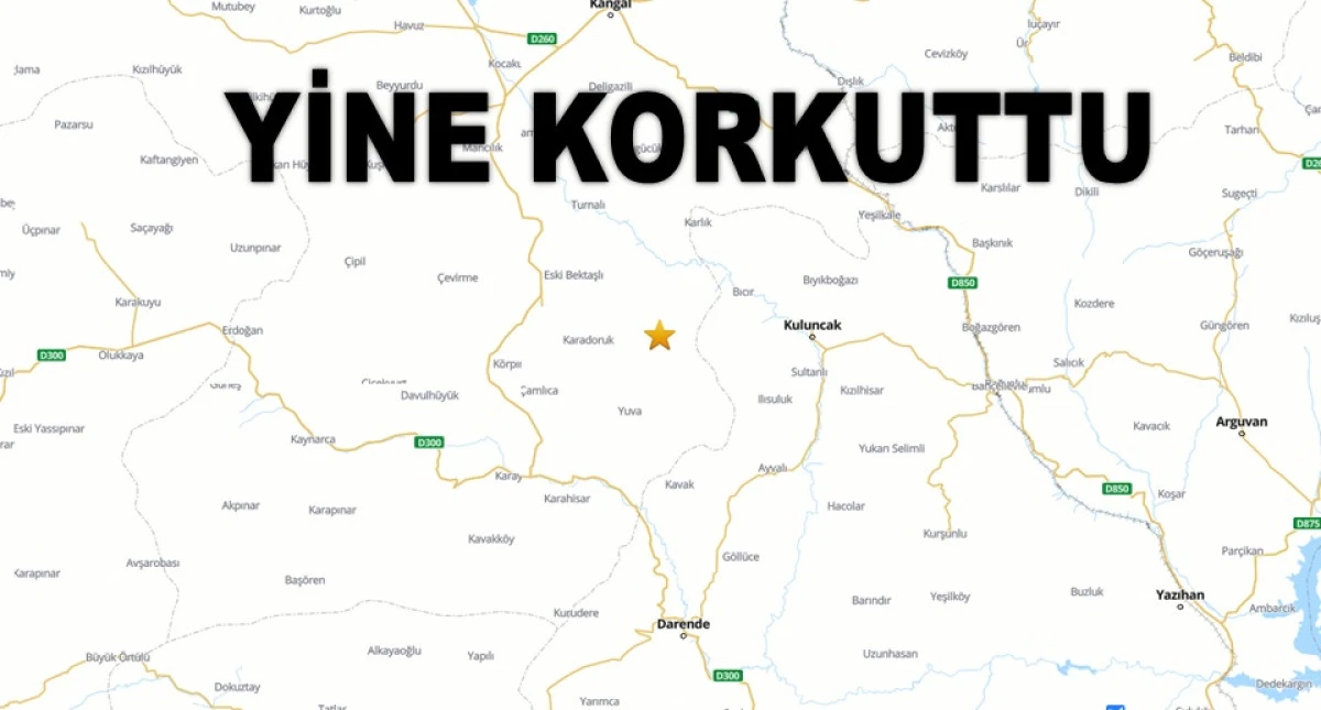 KOMŞUDA 4 BÜYÜKLÜĞÜNDE DEPREM MEYDANA GELDİ