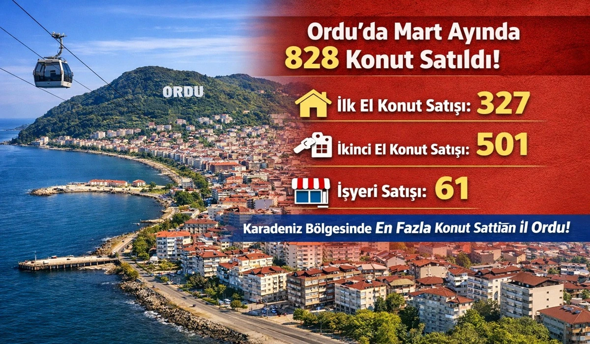Konut Satışları Azalsa da Ordu Yine İlk Sırada
