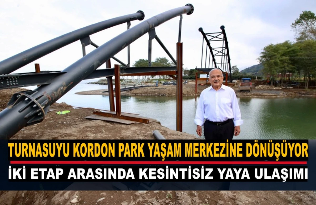 Kordon Park&rsquo;ı Birleştirecek K&ouml;pr&uuml; Ortaya &Ccedil;ıkmaya Başladı