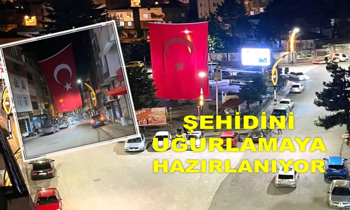 KORGAN TÜRK BAYRAKLARIYLA DONATILDI