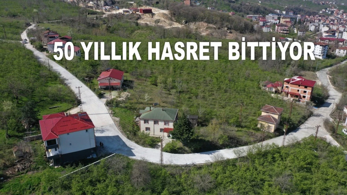 Kumru&rsquo;da 3,5 Km&rsquo;lik Yol Konfor İle Buluşuyor