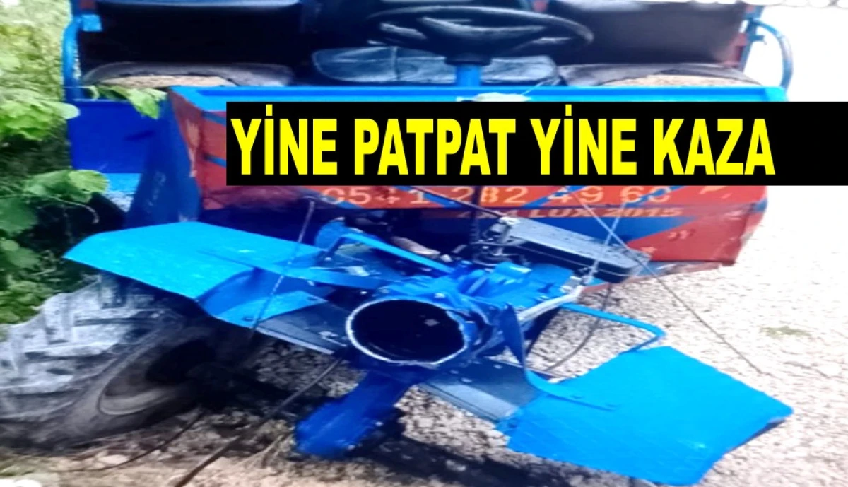 KUMRU'DAKİ PATPAT KAZASINDA 2 KİŞİ YARALANDI