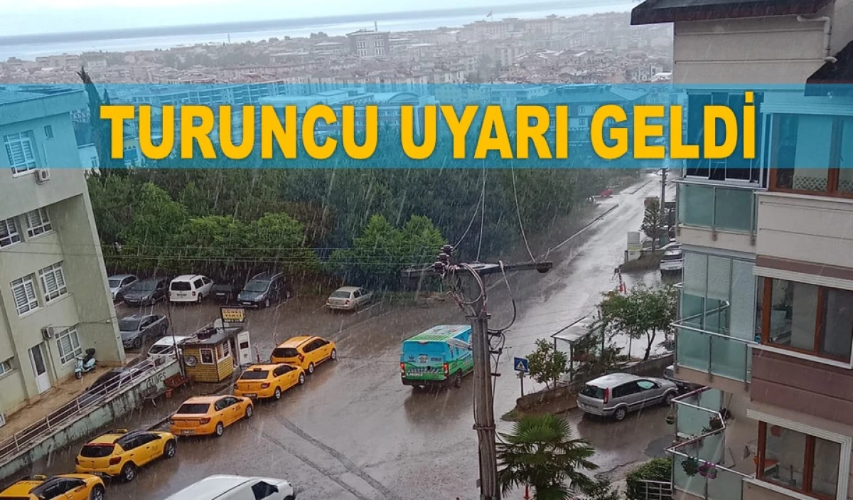 KUVVETLİ YAĞIŞIN ETKİLİ OLDUĞU ORDU'YA KRİTİK UYARI