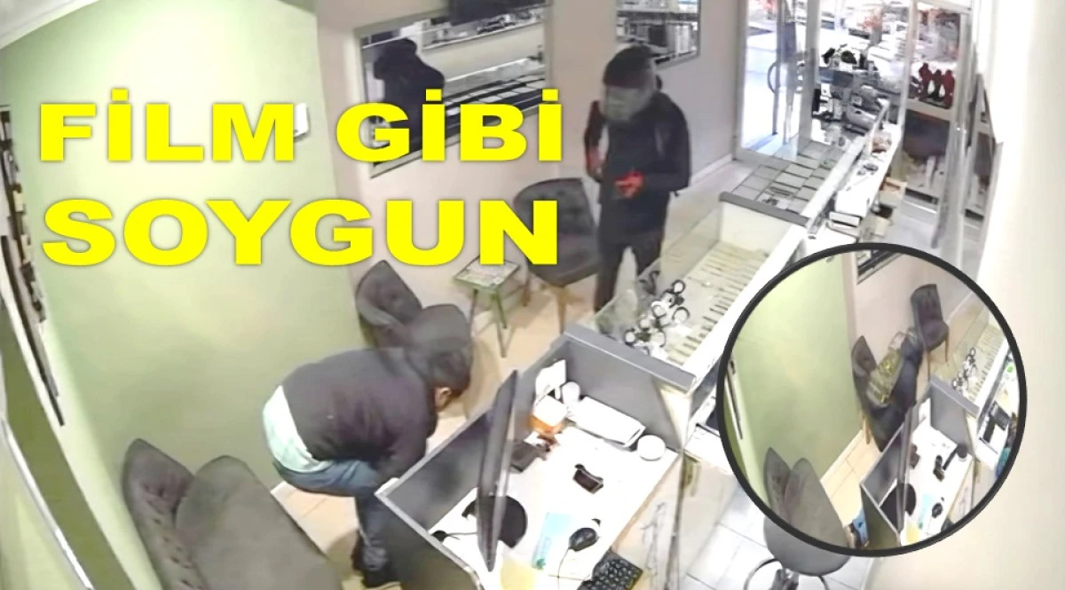 KUYUMCUDAN 5 KİLO ALTINI BÖYLE ÇALIP KAÇMIŞ