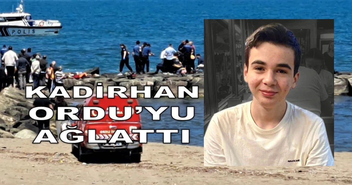 LİSE ÖĞRENCİSİ ORHAN KADİRHAN ORDU'YU YASA BOĞDU