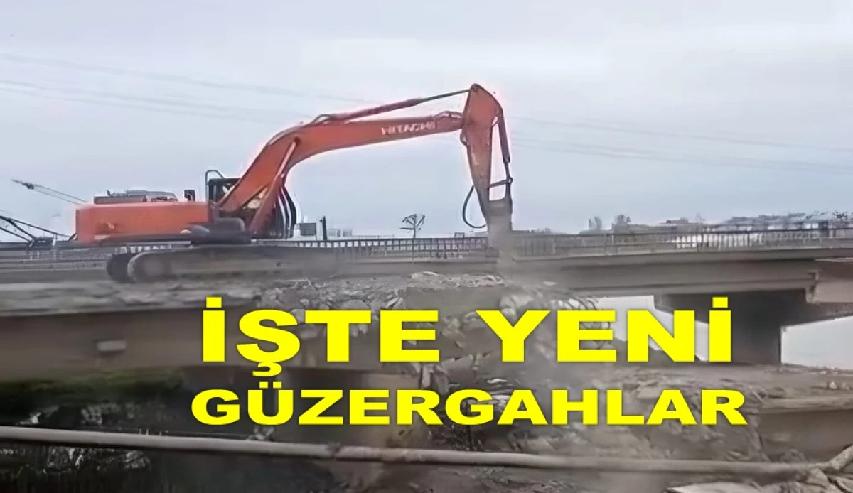 MELET KÖPRÜSÜ YIKILINCA TRAFİKTE DÜZENLEMEYE GİDİLDİ