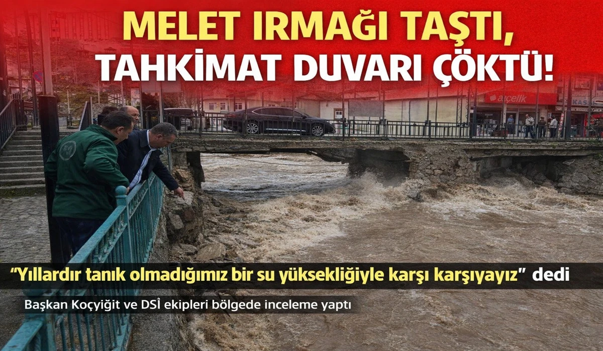 Melet'te Alarm: Su Seviyesi Hi&ccedil; Bu Kadar Y&uuml;kselmemişti