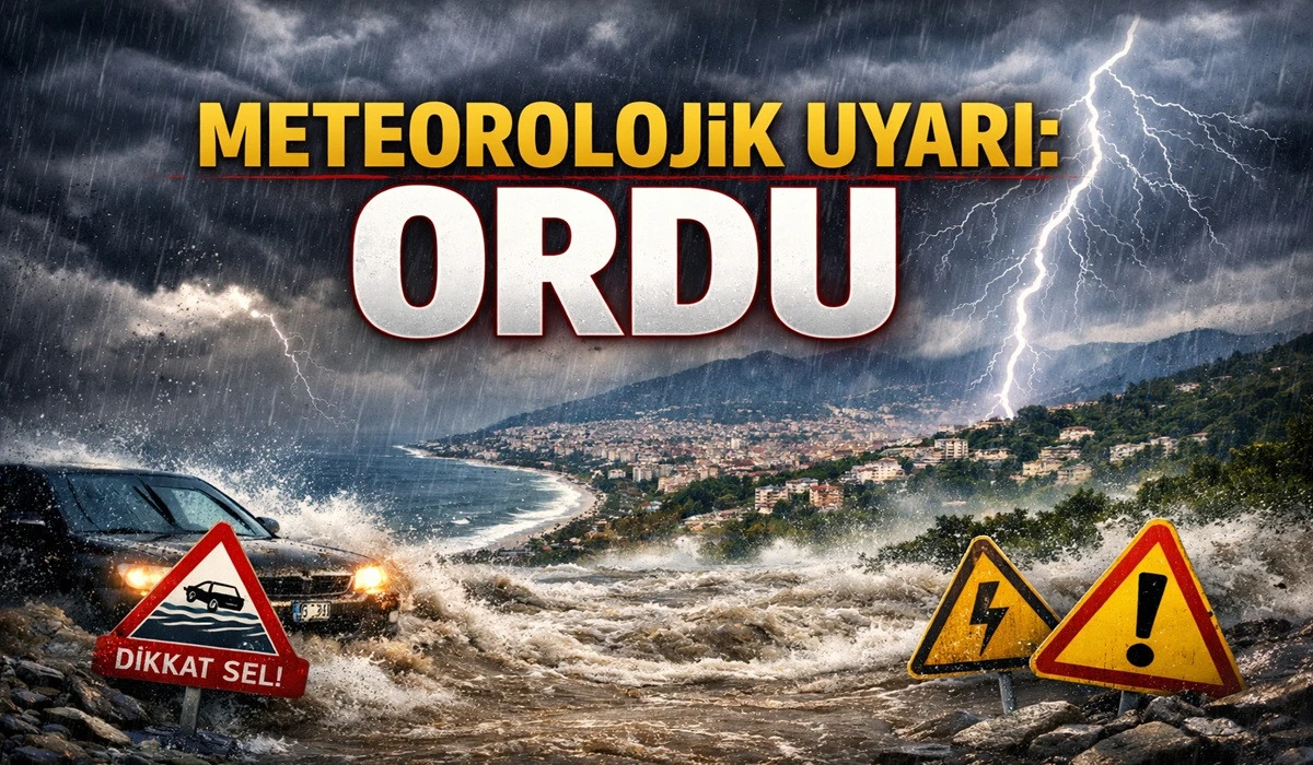 Ordu&rsquo;ya Kritik Uyarı: Sel ve Fırtına Riski!
