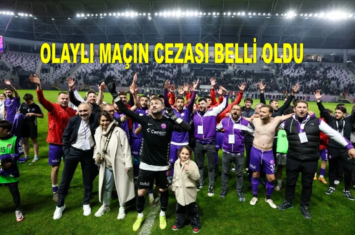 OLAYLI MAÇIN ARDINDAN 52 ORDUSPOR'UN CEZASI AÇIKLANDI