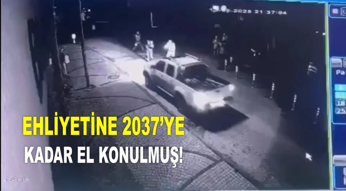 ÖNCE POLİSE ÇARPIP KAÇTI SABAH GELİP TESLİM OLDU