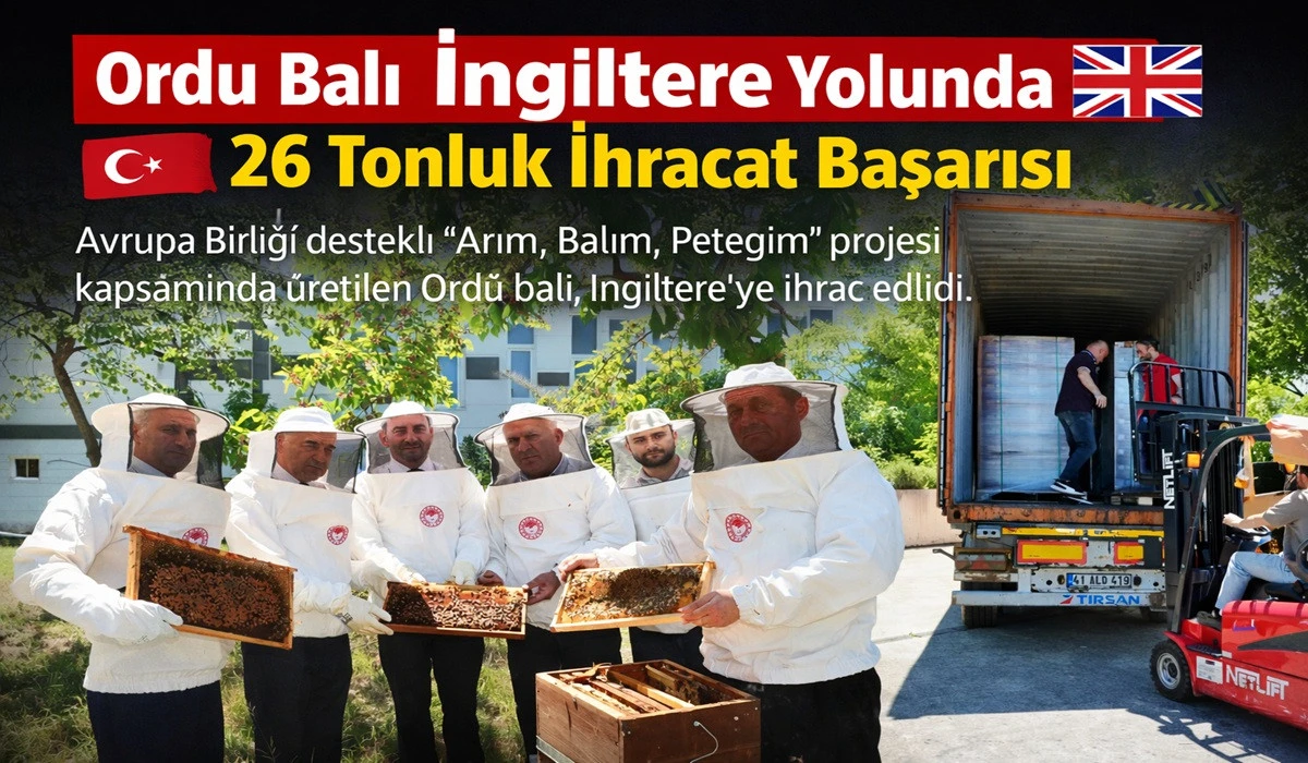 Ordu Balı İngiltere Yolunda: 26 Tonluk İhracat Başarısı