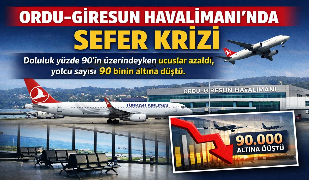 Ordu-Giresun Havalimanı’nda Sefer Krizi Derinleşiy