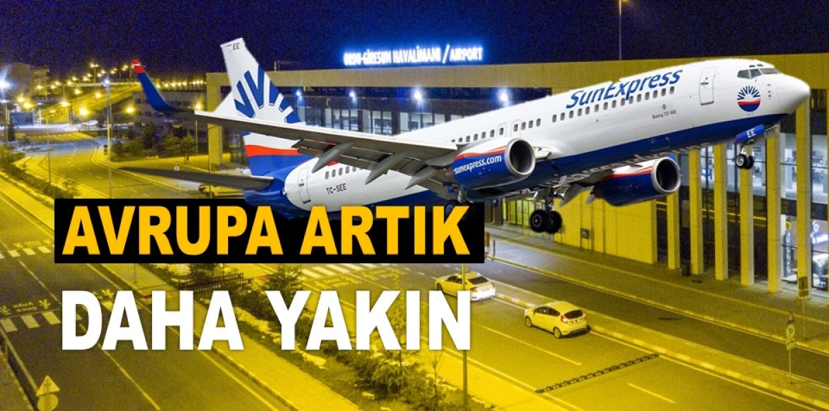 ORDU-GİRESUN'A ŞTUTGART'TAN İLK UÇAK İNDİ