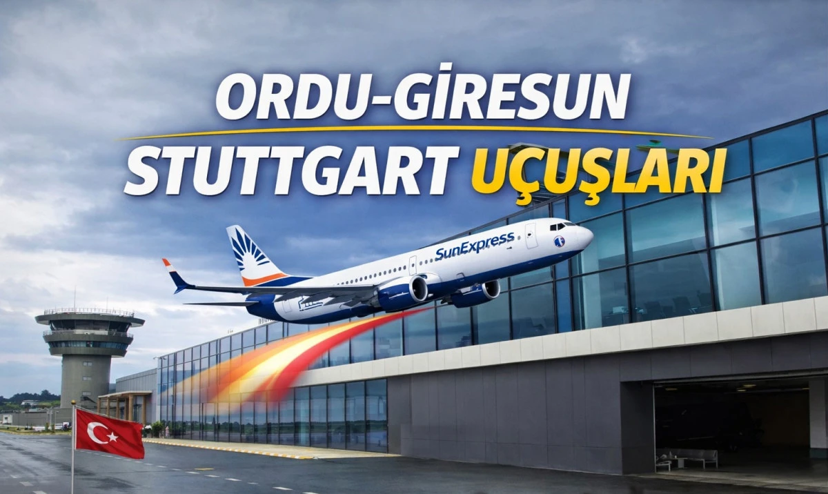 Ordu Giresun'dan Almanya U&ccedil;uşları Bug&uuml;n Başladı