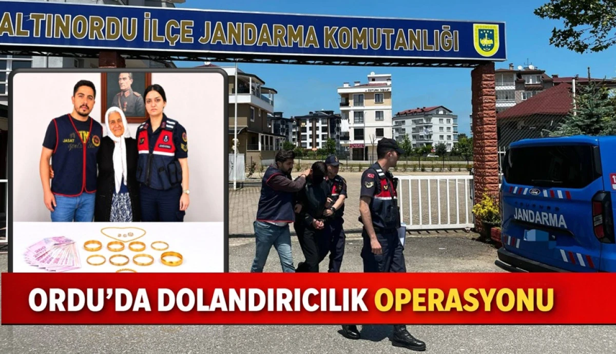 Ordu Jandarması Yaşlı Teyzenin 1 Milyon TL'sini Kurtardı