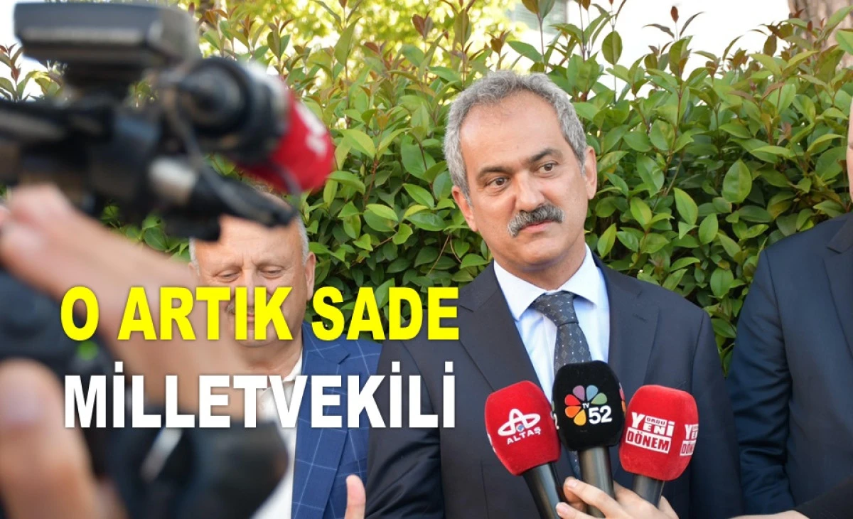ORDU MİLLETVEKİLİ ÖZER'İN KOMİSYON BAŞKANLIĞI SONA ERDİ
