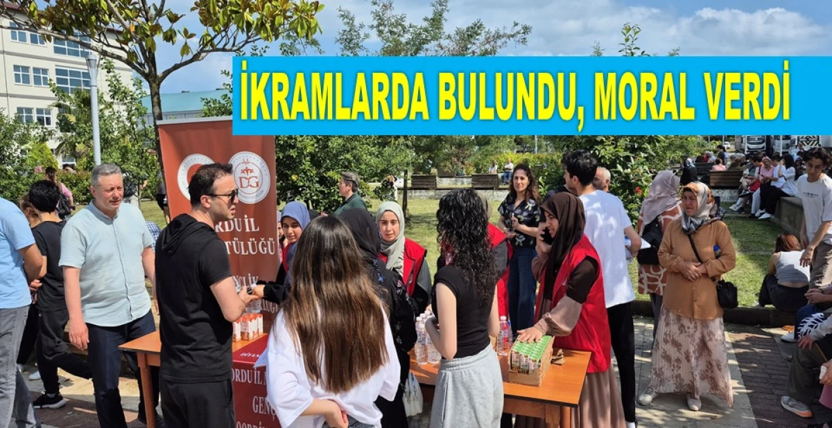 ORDU MÜFTÜLÜĞÜ'NDEN YKS ADAYLARINA ANLAMLI DESTEK