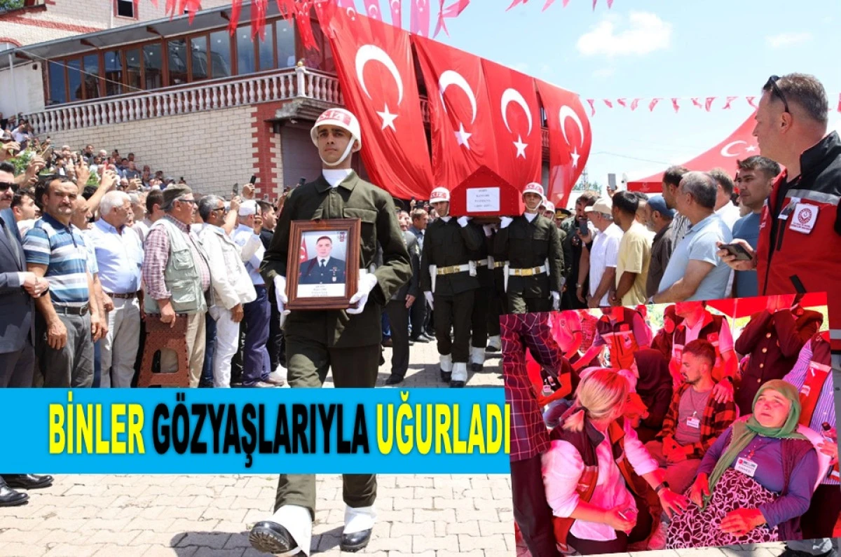 ORDU ŞEHİDİNİ DUA VE GÖZYAŞLARIYLA UĞURLADI