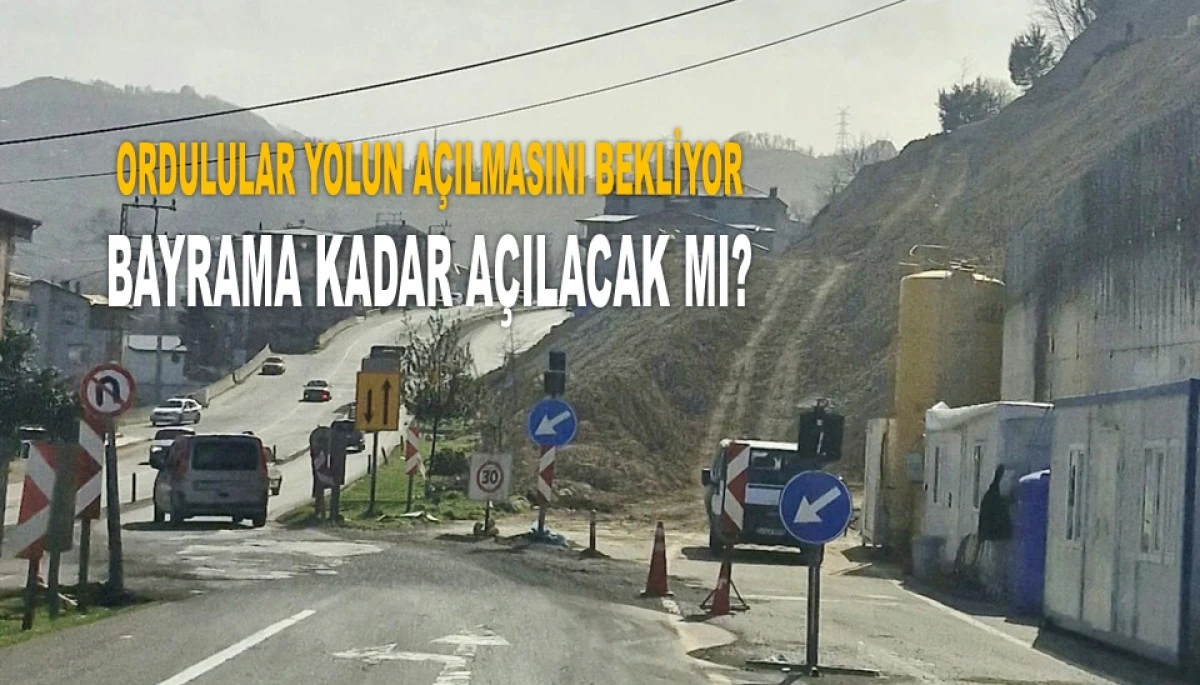 Ordu-Ulubey Yolu Tam Bir Yıldır A&ccedil;ılmayı Bekliyor