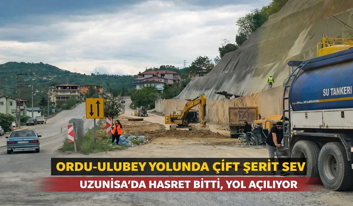 Ordu-Ulubey Yolunda M&uuml;jde: Kurban Bayramı'nda A&ccedil;ılıyor