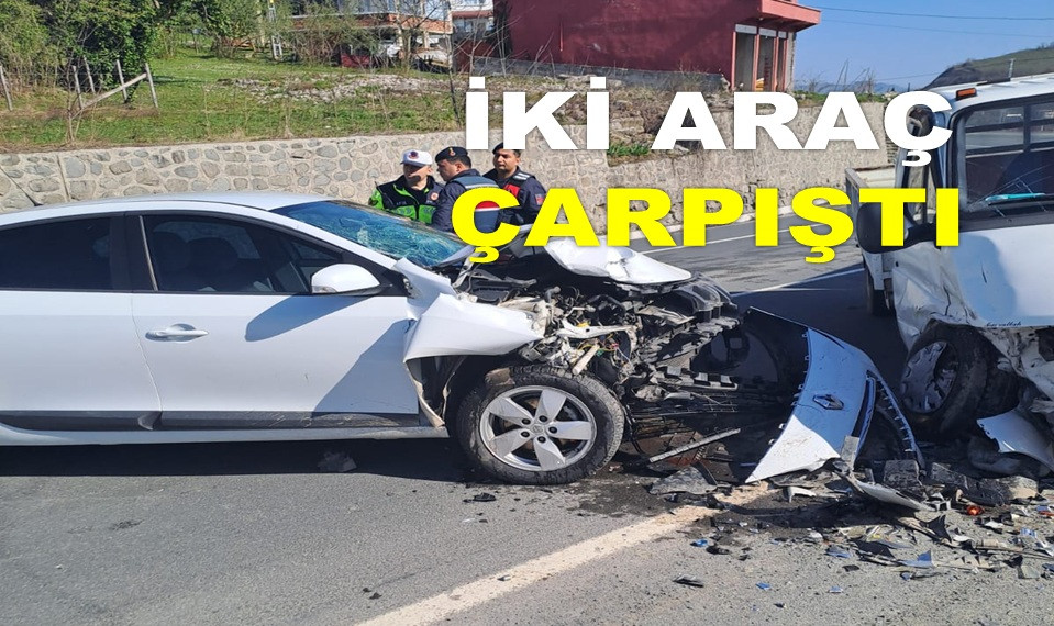 ORDU-ULUBEY YOLUNDAKİ KAZADA YARALILAR VAR