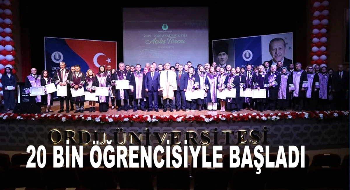 ORDU ÜNİVERSİTESİ'NDE AKADEMİK YILI BAŞLADI