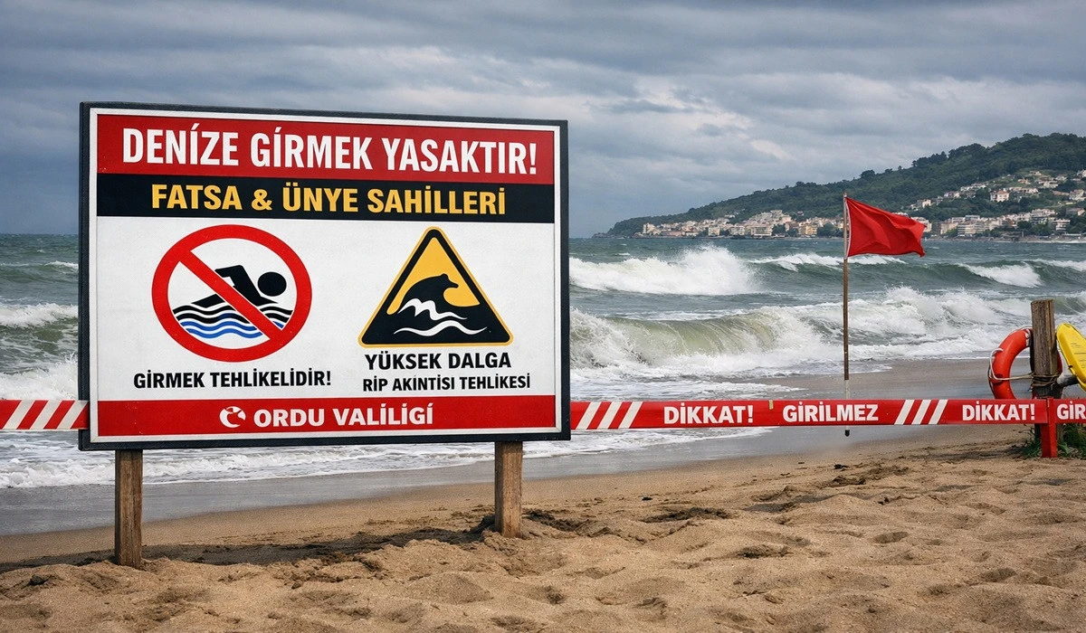 Ordu Valiliği&rsquo;nden Kritik Uyarı: Denize Girmeyin!