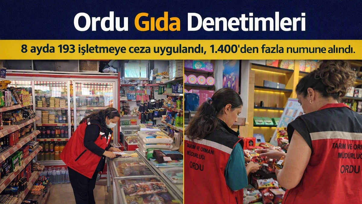 Ordu'da 193 İşletmeye Para Cezası, 9'una Su&ccedil; Duyurusu