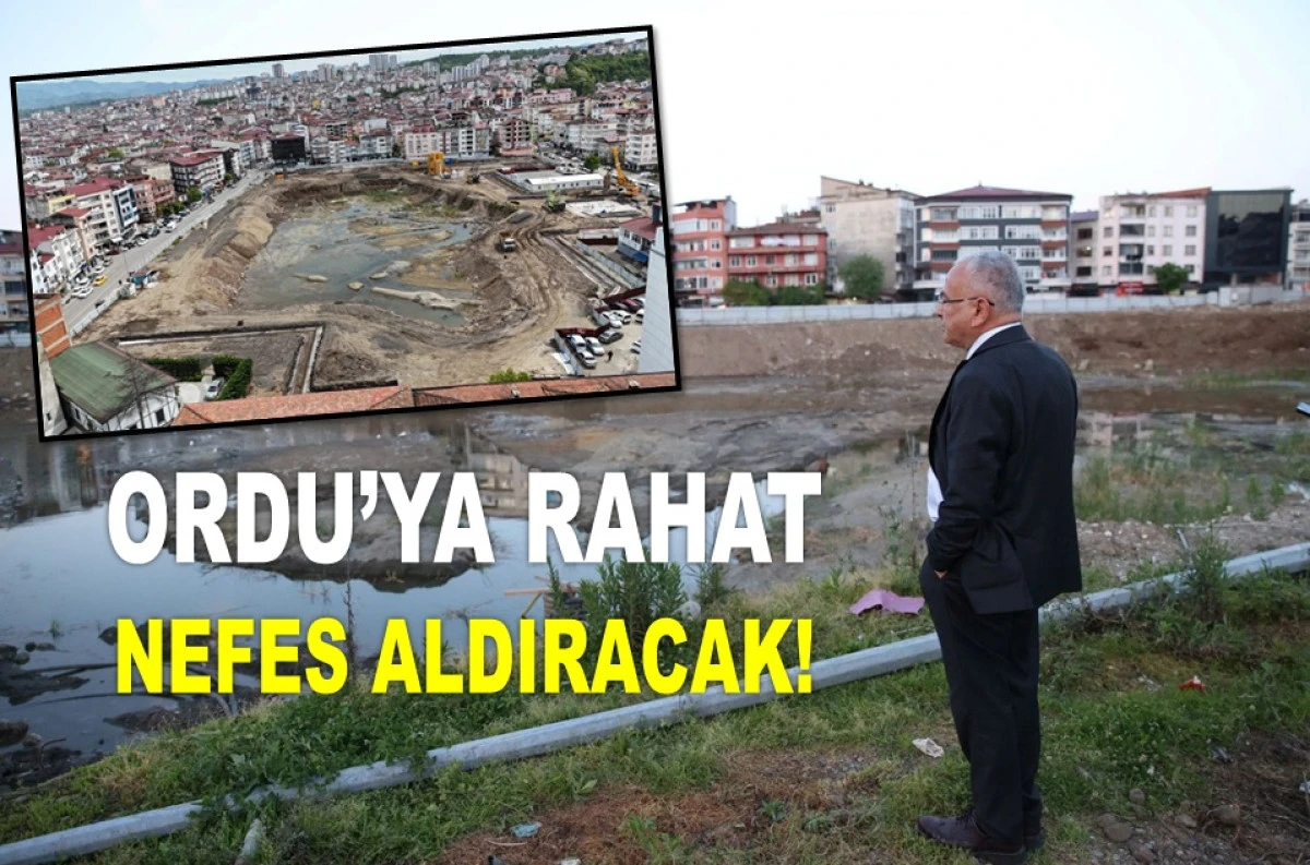 ORDU'DA 2 BİN ARAÇLIK OTOPARK İNŞAATI BAŞLADI