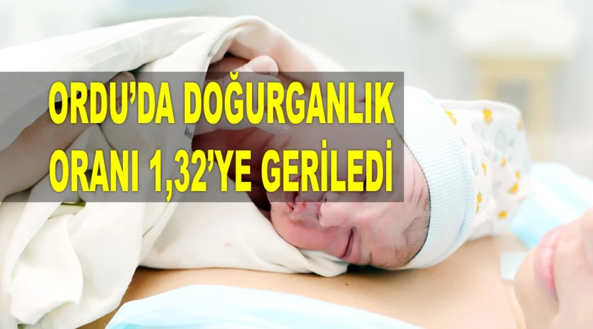 ORDU'DA 2024'TE SADECE 6 BİN 459 BEBEK DOĞDU