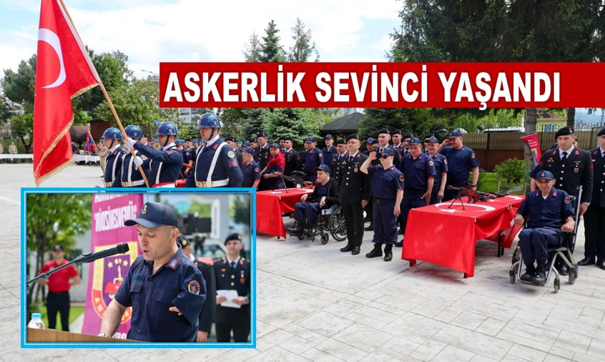 ORDU'DA 21 ENGELLİ GENÇ ASKERE GİDİP TEZKERE ALDI