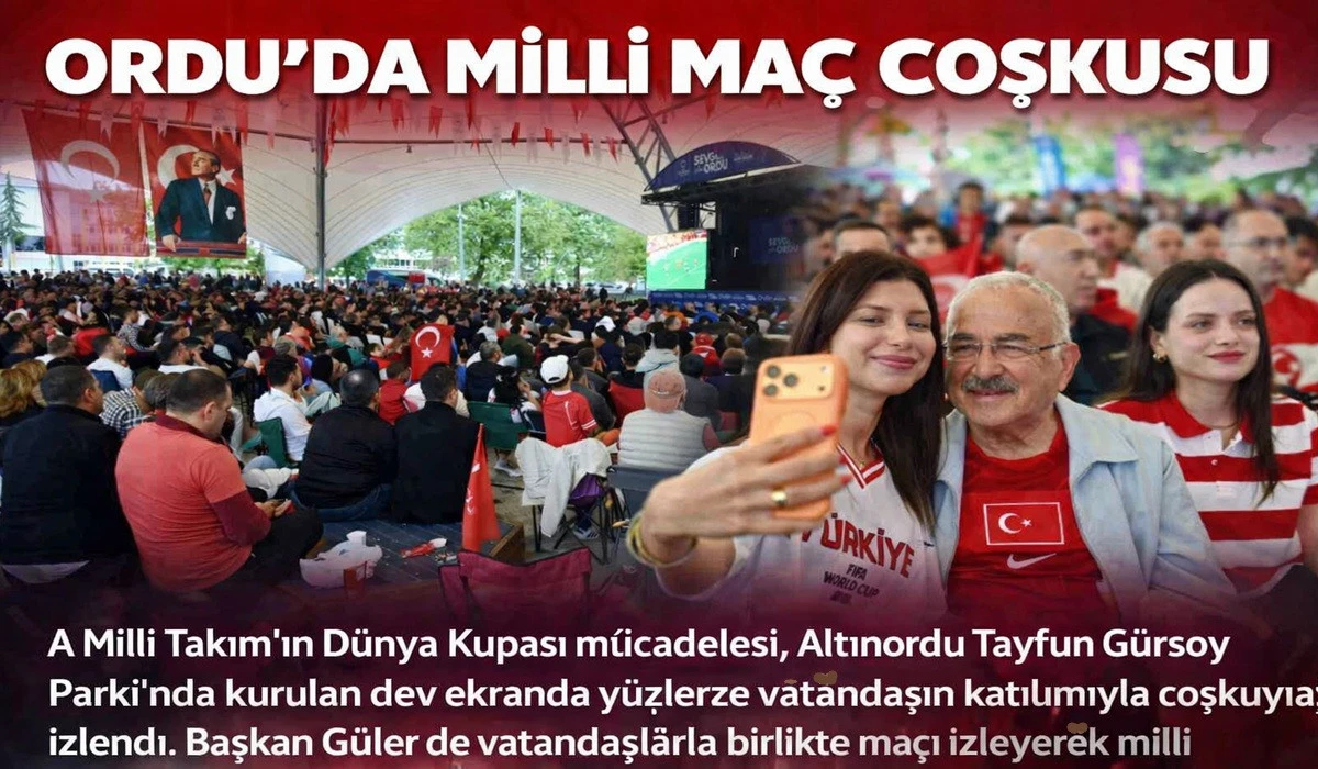 Ordu'da 24 Yıl Sonra D&uuml;nya Kupası Heyecanı!