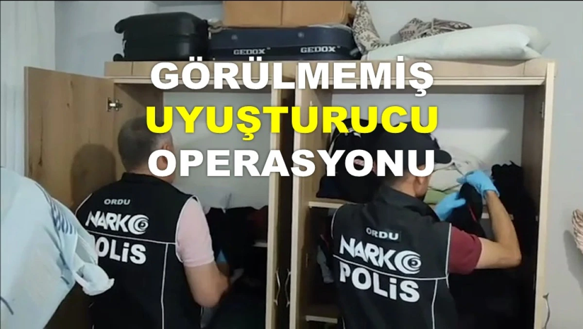ORDU'DA 24 ZEHİR TACİRİNDEN 18'İ TUTUKLANDI