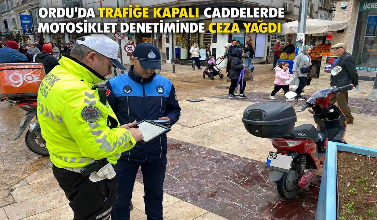 Ordu&rsquo;da 261 Motosiklet S&uuml;r&uuml;c&uuml;s&uuml;ne 346 Bin TL Ceza