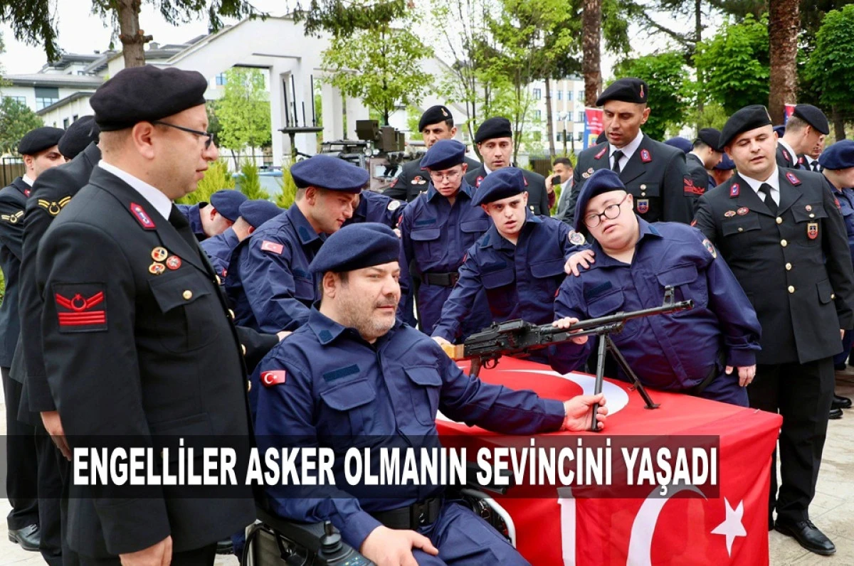 Ordu'da 31 Engelli Vatandaş Askerlik Yemini Etti