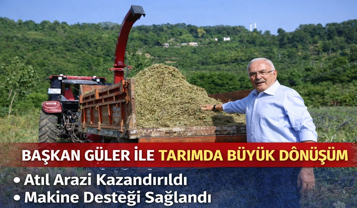 Ordu&rsquo;da 34 Bin 800 Dekar Atıl Arazi Tarıma Kazandırıldı