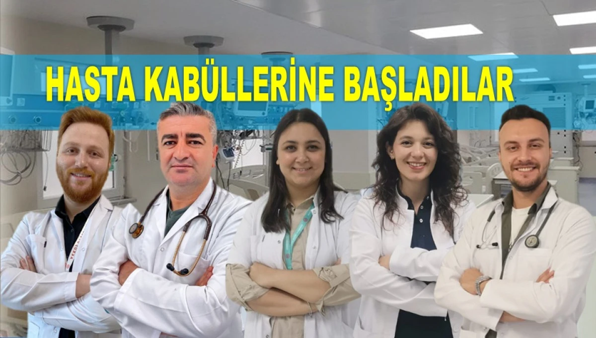 ORDU'DA 5 YENİ UZMAN DOKTOR GÖREVE BAŞLADI