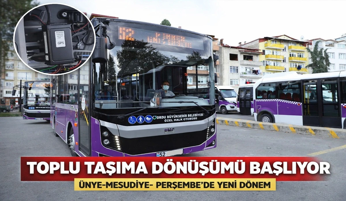 Ordu&rsquo;da Akıllı Ulaşım D&ouml;nemi Başlıyor