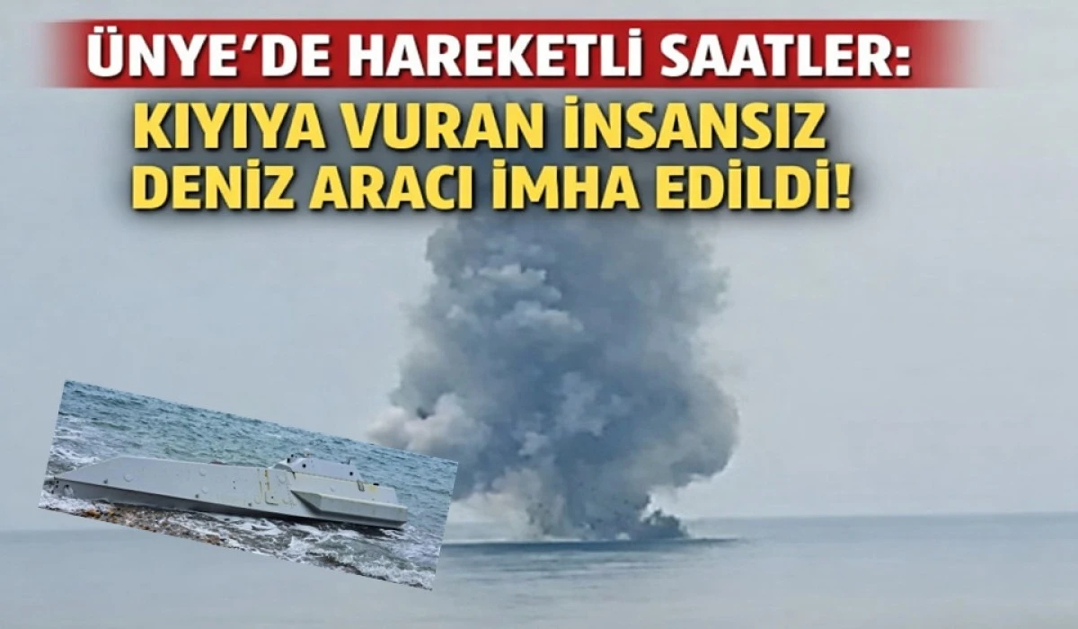 Ordu&rsquo;da Alarm: Patlayıcı Y&uuml;kl&uuml; Deniz Aracı Patlatıldı