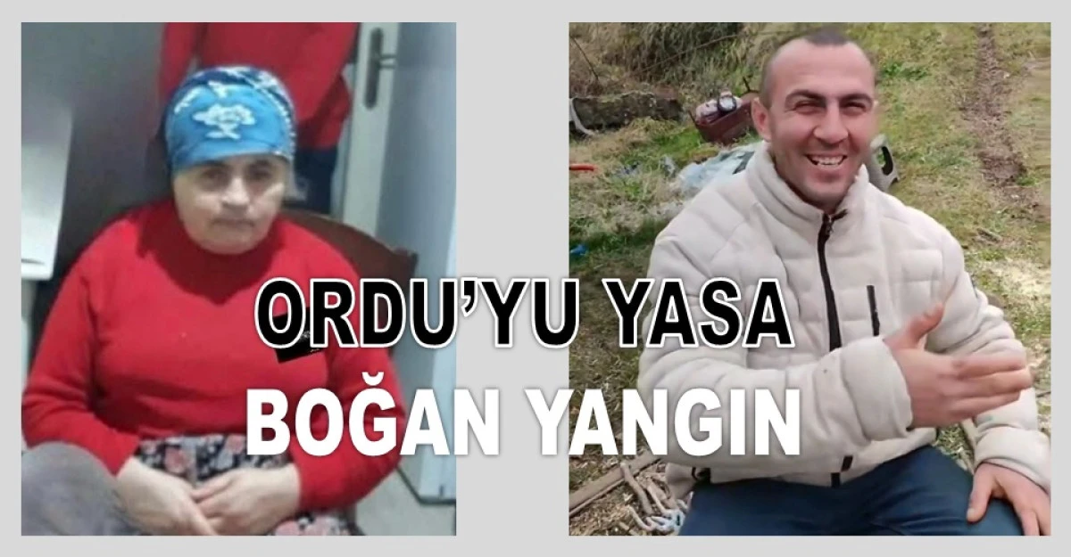 ORDU'DA ANNE OĞUL YANYANA TOPRAĞA VERİLDİ