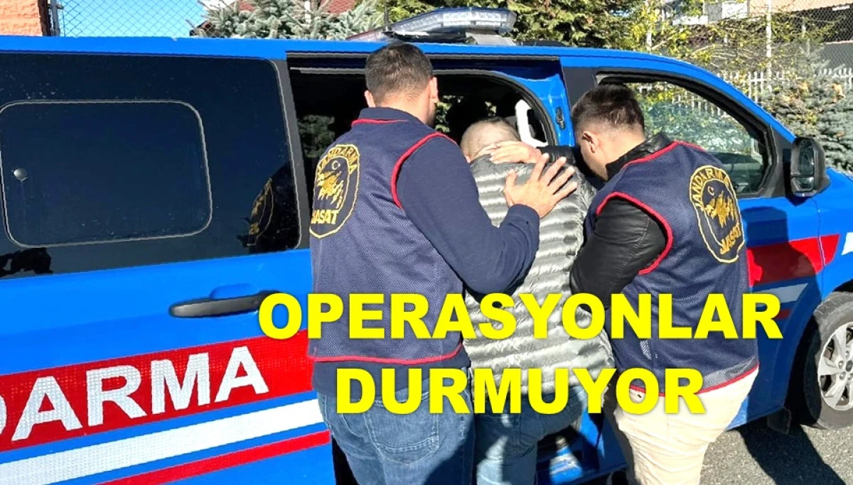 ORDU'DA ARANAN 45 KİŞİ JANDARMADAN KAÇAMADI